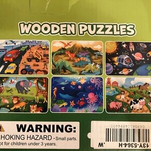 Wooden Puzzles for Kids - Assorted Colorful Scenes